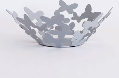 Arti - Mestieri - metalen - opbergschaal - fruitschaal - vlinders - Italiaans - Design