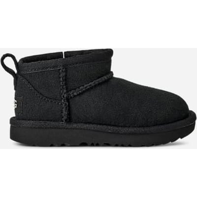 UGG® Classic Ultra Mini voor kinderen  in Black, Maat 22, Dubbelzijdig