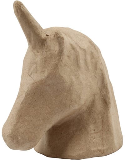 Creativ Company Unicorn Head Papier-mâché