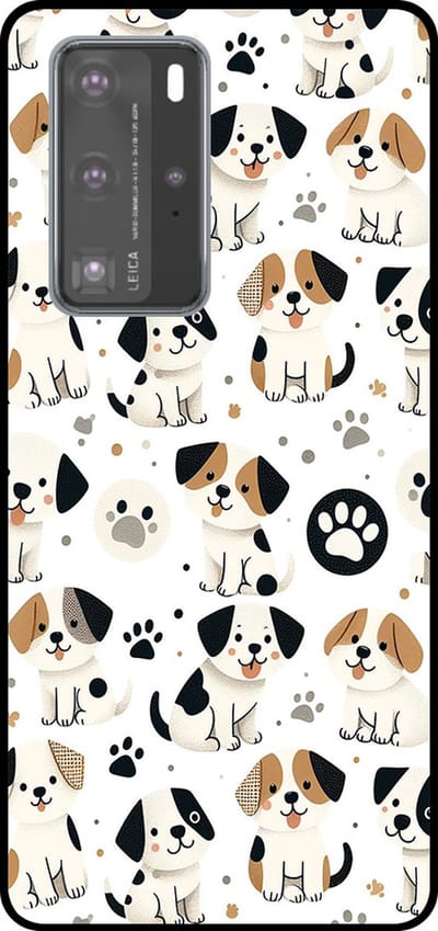 Smartphonica Telefoonhoesje Geschikt voor Huawei P40 Pro met honden opdruk - TPU backcover case dog design geschikt voor Huawei P40 Pro
