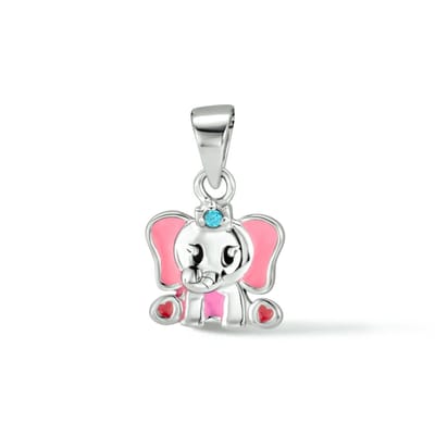 Zilver Gerhodineerde Hanger olifant 1334492