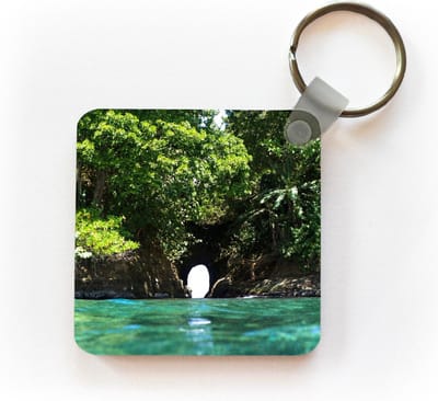Sleutelhanger - Uitdeelcadeautjes - Gat in de muur in de natuur van Costa Rica - Plastic