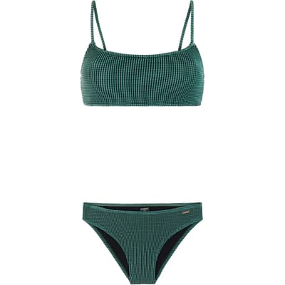 Protest PRTJag - Bralette bikini set Dames - Clipsluiting - Uitneembare vulling - Normale pasvorm - Medium dekking - Zwart