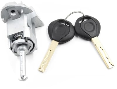Cilinder voor de bestuurdersdeur met 2 sleutels voor BMW 3 Serie, X5, X3, E46, E53, E83 - Deurcilinder vervanging, auto-accessoires, veiligheidsslot