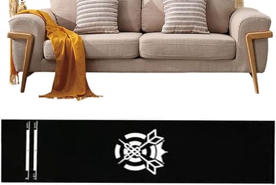 Dartmat - Darttapijt - Spelplezier Thuis - Antislip Onderlaag - 300cm Lengte - Zwart Wit