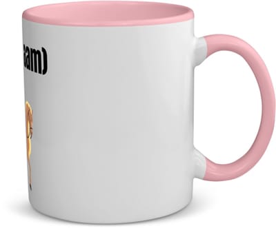 Akyol - paardrijder vrouw met eigen naam koffiemok - theemok - roze - Paarden - paarden liefhebbers - iemand die houdt van paarden - verjaardag - cadeau - kado - 350 ML inhoud