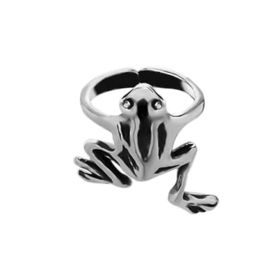 Zilveren ear cuff - kikker - WeLoveSilver collectie - 15mm