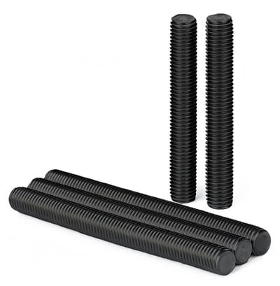 Set van 5 M10 x 100 mm Draadstangen van RVS V2A A2 - Volledige Draad DIN976, Duurzaam en Roestvrij