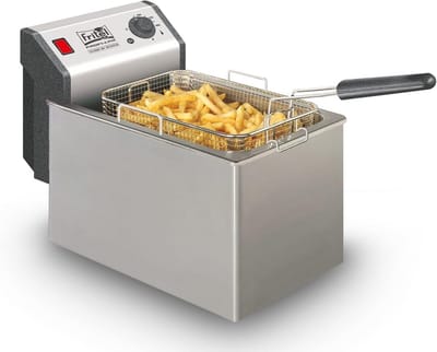 Friteuse - Vetpan Profi - Lekker Frituren - Turbo SF Systeem - 8 Liter - Zilver