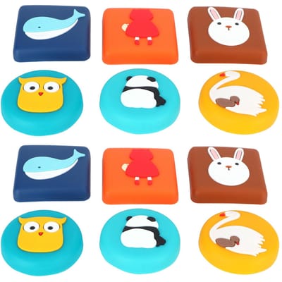 12 stuks Siliconen Anti-Botsing Deurbumper Schokbestendig Crash Pad Sticker voor Deurklink Meubels