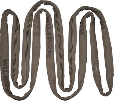 Ronde hijsling - Dubbel ommanteld - Trekken en tillen - Hoge draagkracht - 3 meter omtrek - rood