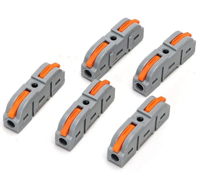 Lasklem LT-211 set 5 stuks - 1x1-voudige verbindingsklem 0.08-4mm² | IP20 hersluitbaar
