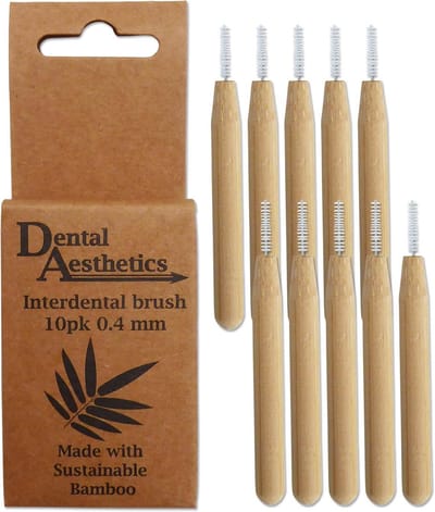 Interdentale Borstels - Tussen Tanden Reiniger - Mondhygiëne Onderhoud - Bamboe Handvat - 04 mm