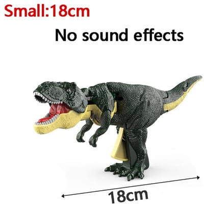 Op voorraad Hoge Kwaliteit Zwaaiende Dinosaurus Speelgoed Geniaal Telescopische Veer Dino Fidget Kinderen Decompressie Model Speeltje Cadeau black
