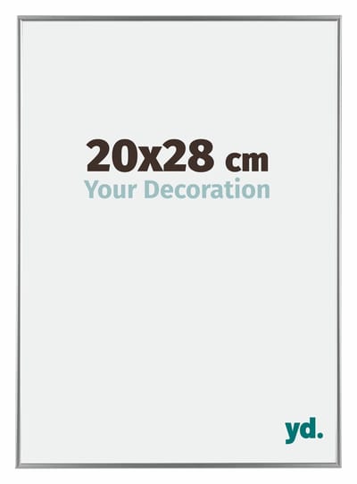 Your Decoration - Fotolijst 20x28 cm - Kunststof - Zilver Hoogglans - Evry
