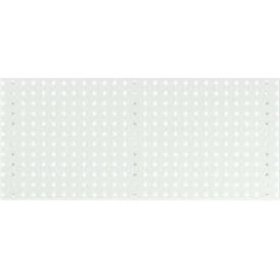 Bodempaneel Perfo 1050, gatgrootte 9,2 x 9,2 mm, B 1050 x D 13 x H 457 mm, gepoedercoat plaatstaal, lichtgrijs RAL 7035