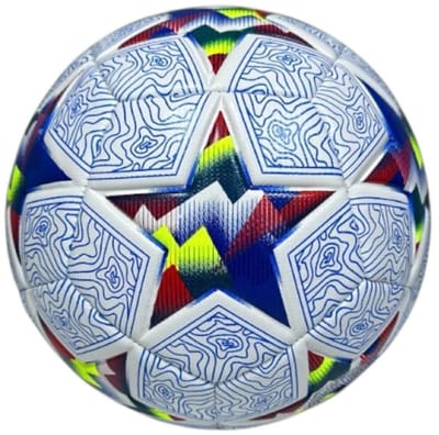 Soccer Star Design - Voetbal - Professionele Wedstrijdbal – Officiële Maat 5 - 380gram - PU/TPU Leer - Bal