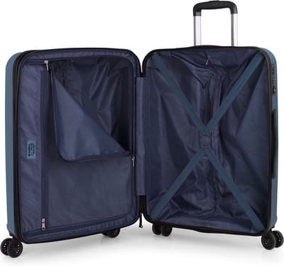Gabol Montreal 4 wielen Kofferset 3-delig met uitbreidingsplooi - Harde bagage - TSA slot - azul