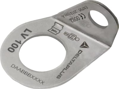 Delta Plus RVS bevestigingplaat Ã 12Â mm - One size