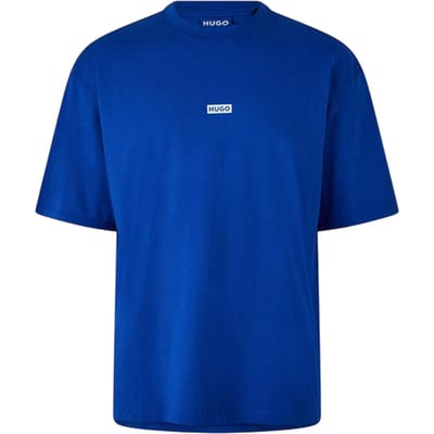Hugo Heren-T-shirt met opdruk op de rug: MCMXCIII (Blauw)