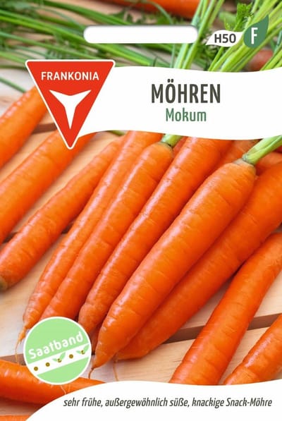 Wortel, Mokum F1, zaadlint - groentezaden, wortelzaden, zaden