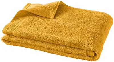 Blanc des Vosges Luxe Badhanddoek Uni - curry - 50x100 cm - 100% microkatoen - 600 g/m²