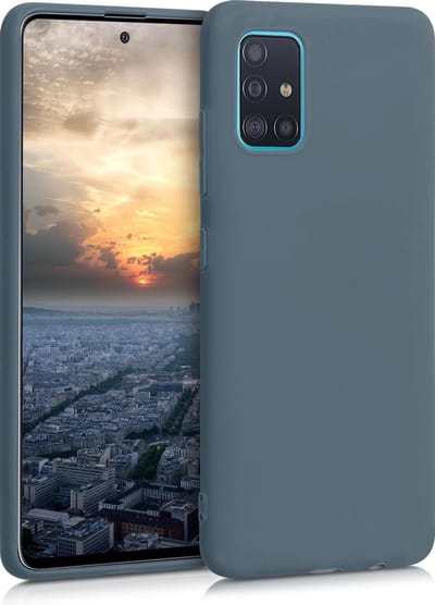 kwmobile telefoonhoesje geschikt voor Samsung Galaxy A51 - Hoesje voor smartphone - Back cover in leisteen