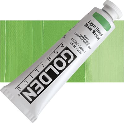 Golden Heavy Body Acrylverf serie 3 | Light Green (Blue Shade)(1558) 59 ml