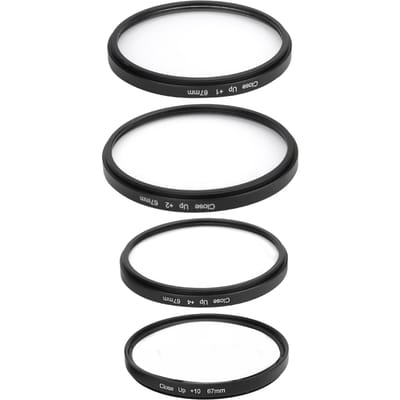 Optisch Glas Close-up Macro +1 +2 +4 +10 Lensfilter Kit voor Canon DSLR Camera(67 mm ) 67mm / 2.64in