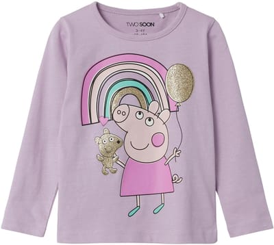 NAME IT - TMFPUDEL PEPPAPIG LS TOP NOOS CPLG - Meisjes - Lange mouwen shirts