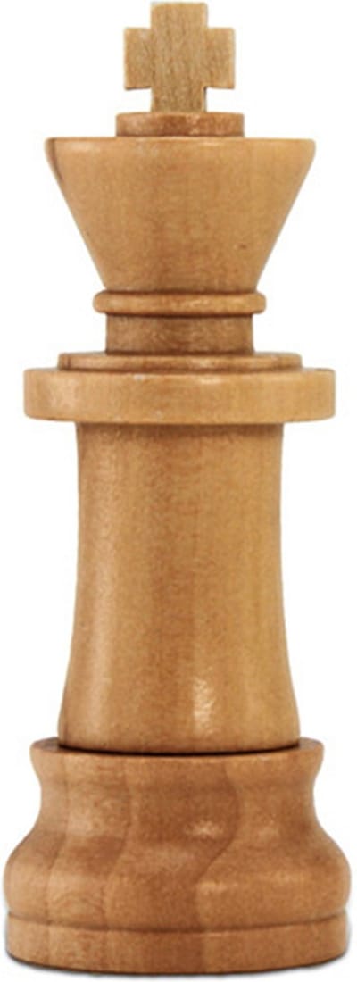 Ulticool USB stick schaakstuk koning 128GB high speed (USB 3.0) - schaken schaakbord schaakspel - grappige gadgets - mannen - Grote Kinderen - Jongens Meisjes