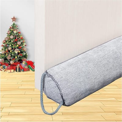 Unyqoos® Grijze multifunctionele tochtstopper van 102 cm met geluidsisolatie en energiebesparing
