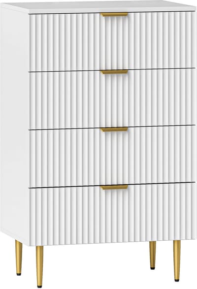 HOMCOM ladekast - MDF - 60x40x96cm - Wit