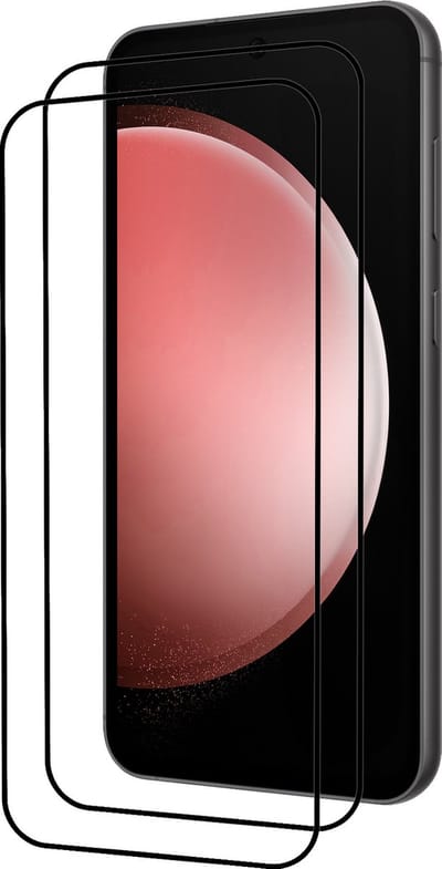 Screenprotector - 2 Stuks - Geschikt voor Samsung Galaxy S23 FE - Full Cover - Beschermglas - Gehard Glas - Tempered Glass - Screen Protector