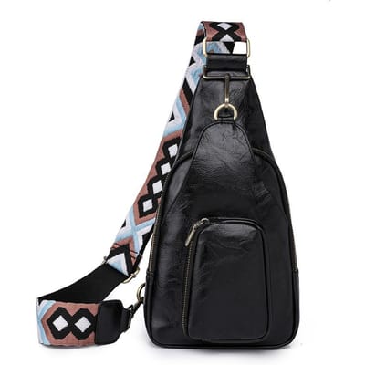 Nieuwe Tas voor Vrouwen Dames Heuptas voor Vrouwen Modieus Dames Borsttas black