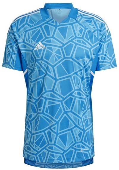 adidas T-shirt Heren Condivo 22 Goalkeeper Jersey Short Sleeve Blauw - Maat L