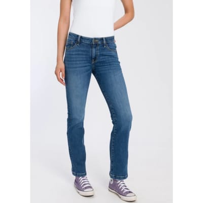 Cross Jeans Dames Jeans Broeken LAUREN bootcut Fit Blauw 28W / 34L Volwassenen