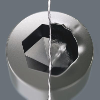 Elektronische zeskantschroevendraaier voor fijnmechanica, Hex-Plus 2,5 x 60 mm