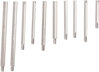 Metalen Horlogeband Schroeven, 10 Verschillende Maten Link Pins en Horloge Reparatie Gereedschap met Opbergdoos (100 stuks)