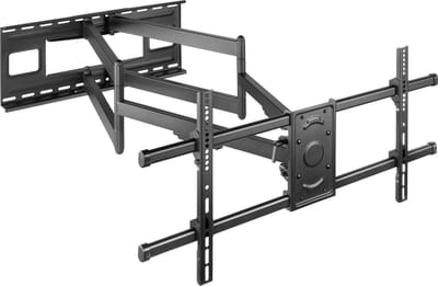 Lange stevige tv beugel tot 90 inch met 2 armen | 104cm uit de muur