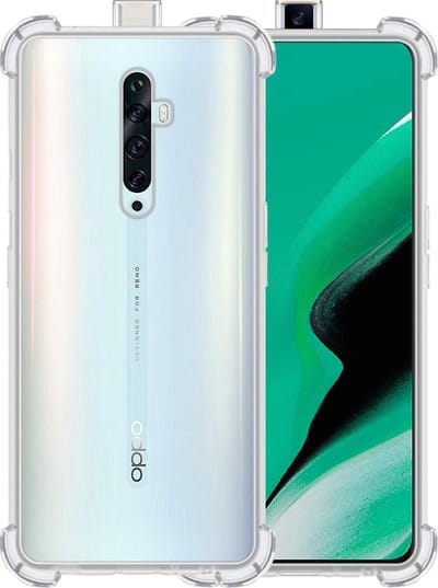 Hoesje - Geschikt voor OPPO Reno 2Z - Sterk & Shockproof - Siliconen Case - Back Cover - Telefoon Hoes Shock Proof - Telefoonhoesjes - Transparant