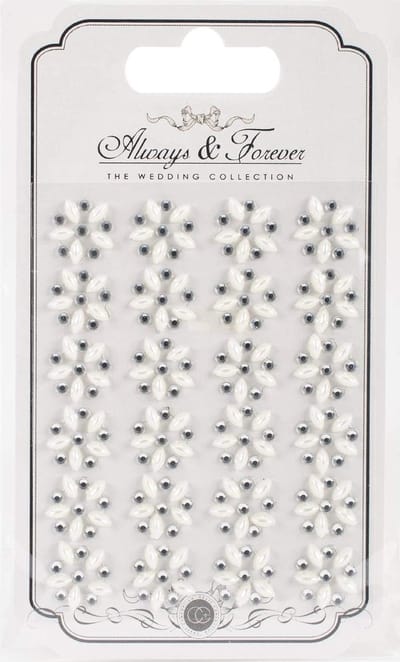 Always & Forever Adhesive Pearls Flower