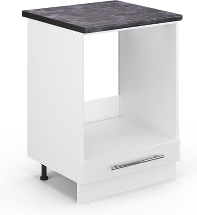 Vicco Fame-Line Ovenombouwkast – 60 cm, WB Antraciet Wit Hoogglans