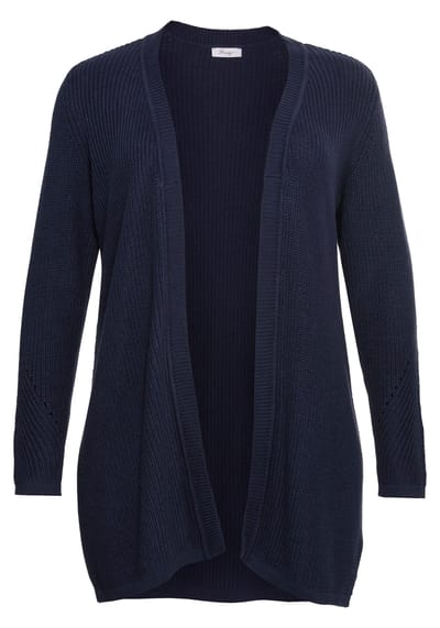 Lang gebreid vest