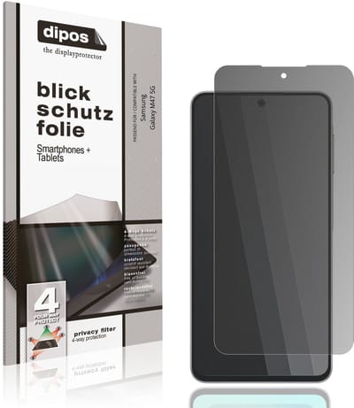 dipos – Matte Privacy Screenprotector geschikt voor Samsung Galaxy M47 5G | Anti-Spy Beschermfolie