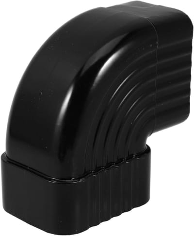 Regenpijp Connector - Goot Adapter - Water Afvoeren - Waterdicht Ontwerp - 11.7 cm - Zwart