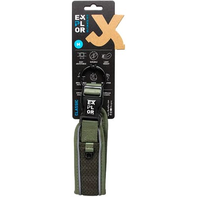 Duvoplus - Halsband Voor Dieren - Hond - Ultimate Fit Control Halsband Classic S - 34-38cm Undercover Green - 1st