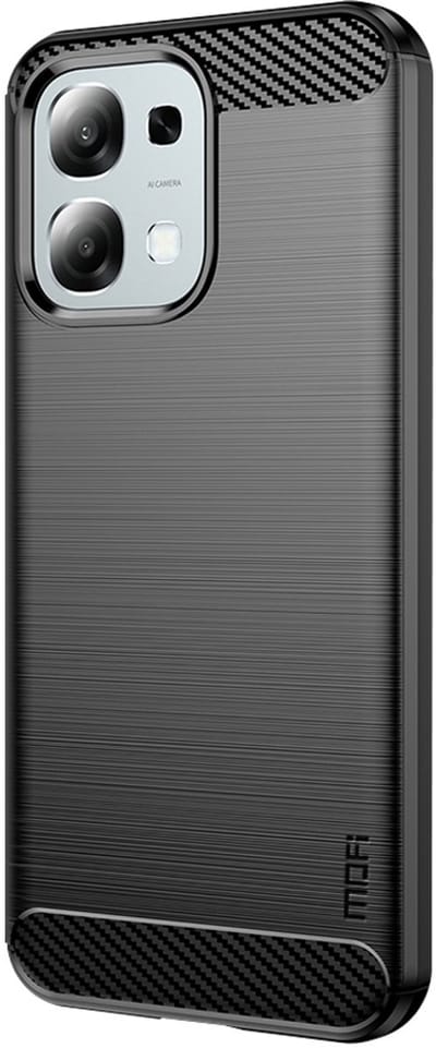Coverup Hoesje - Geschikt voor OPPO A6 5G / A6x 5G / A6x 4G Hoesje - Coverup Armor Brushed TPU Back Cover - Zwart