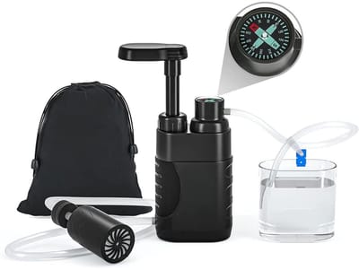 REN® Waterfilter noodpakket - Waterfilter - Zwart - 8 x 5 x 17 cm