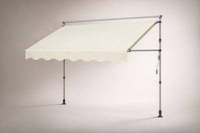 Jurrys Schaduwdoek - Luifel - Zonwering - Waterdicht & UV-Beschermd - Verstelbaar - Voor Balkon, Terras & Tuin - 250x300cm - Beige